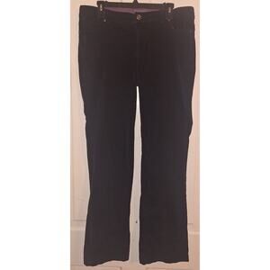 Sonoma Black Corduroy Size 12 Wideleg Pant‎ Cool Girl Dark Academia Boho Western